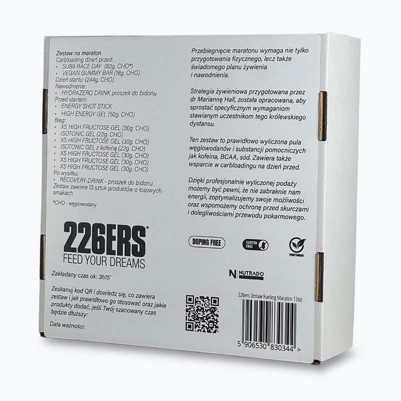 Készlet megfelelő energia-utánpótláshoz 226ERS maraton 13 pcs 2