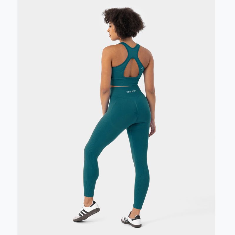 Női edzőfelső Carpatree Blaze Seamless Sleeveless deep ocean blue 3