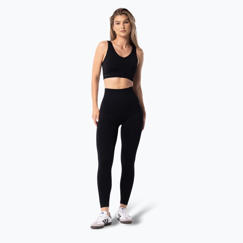 Női sportlegging Carpatree Simply Seamless pure black 2