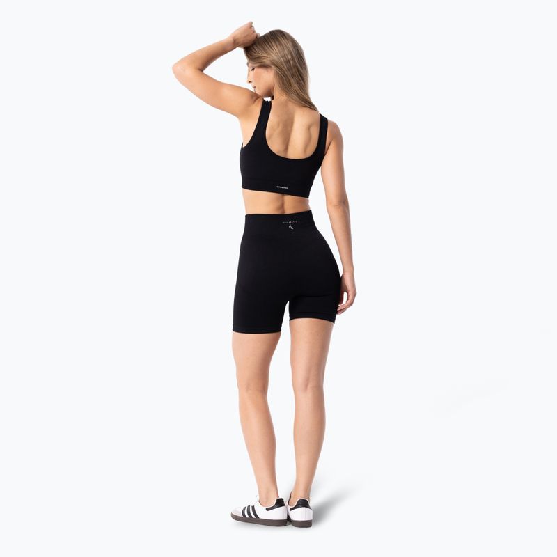 Női sport rövidnadrág Carpatree Simply Seamless pure black 4