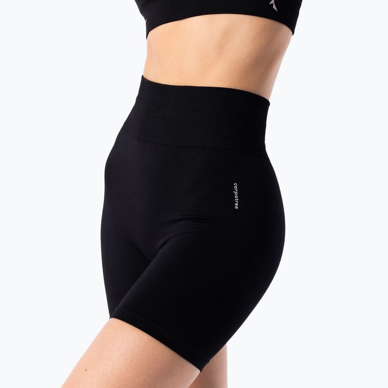 Női sport rövidnadrág Carpatree Simply Seamless pure black 5