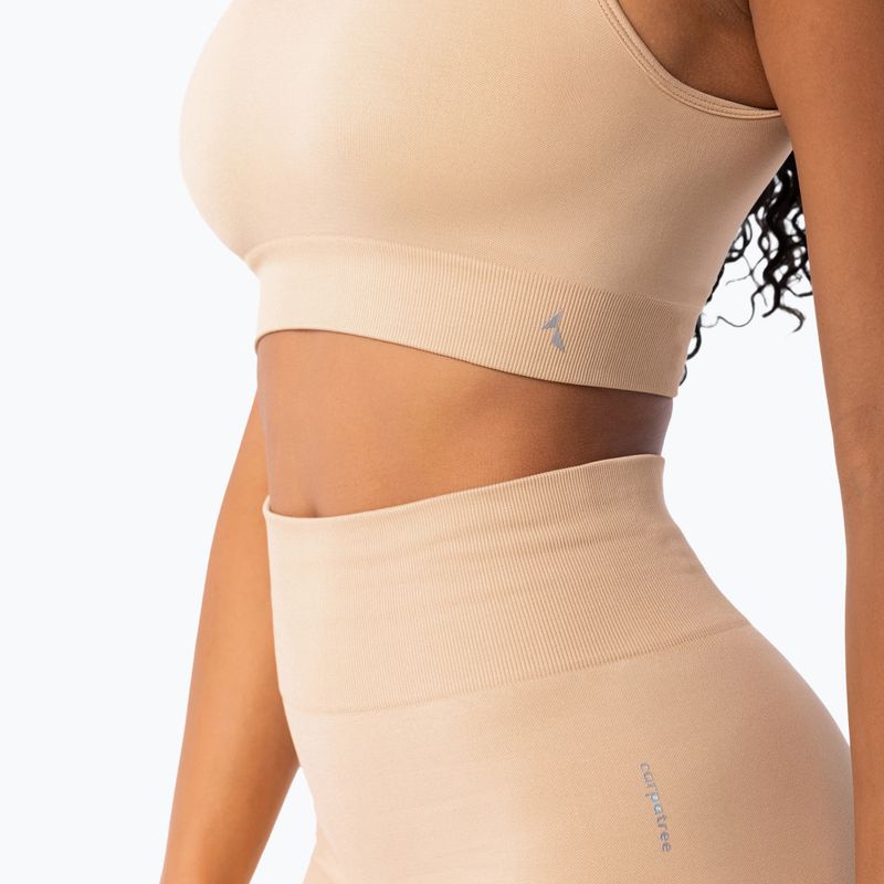 Női sport rövidnadrág Carpatree Simply Seamless perfrct beige 5