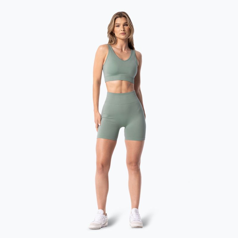 Női sport rövidnadrág Carpatree Simply Seamless pale green 2