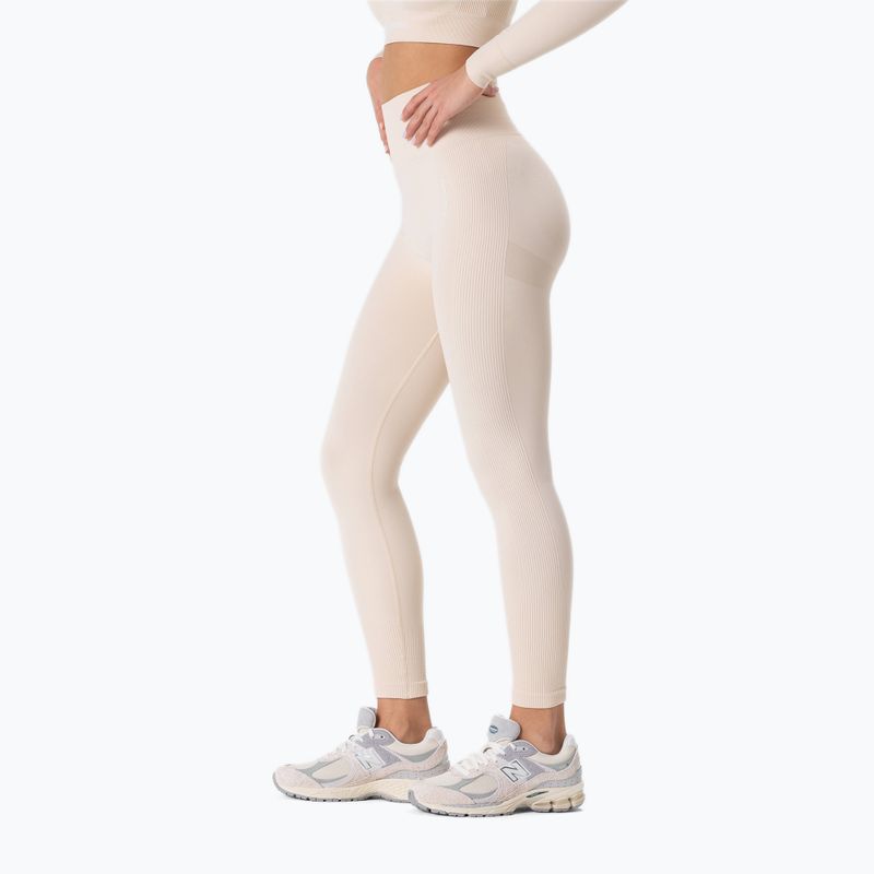 Női sportleggings Carpatree Allure Seamless cream beige 3