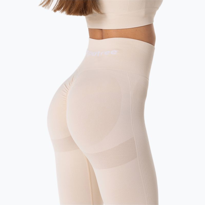 Női sportleggings Carpatree Allure Seamless cream beige 4