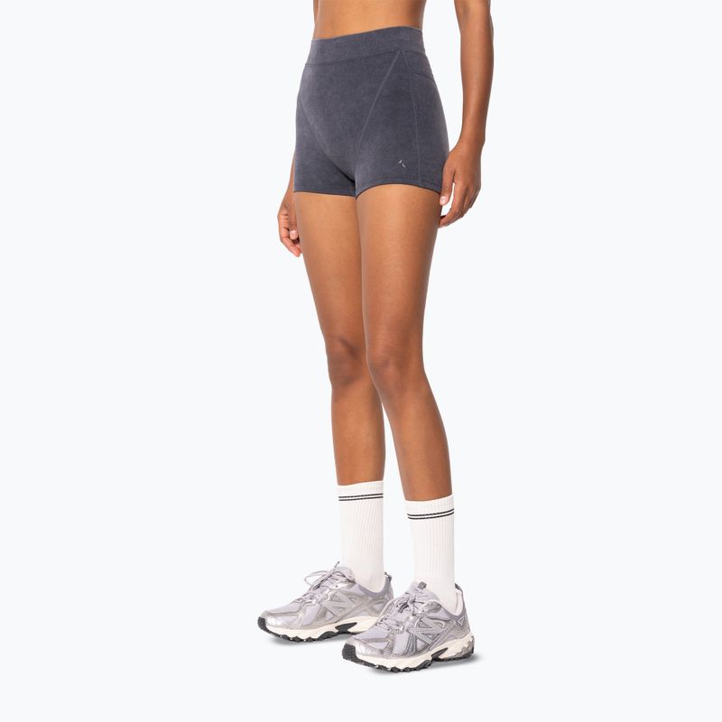 Női edzőshort Carpatree Marble Story Seamless midnight mist black 5