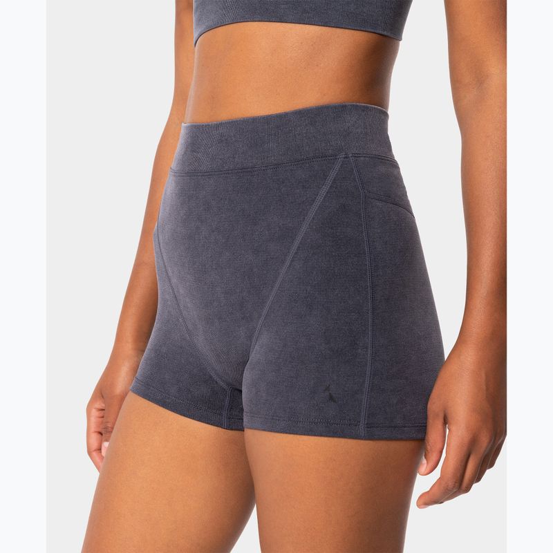 Női edzőshort Carpatree Marble Story Seamless midnight mist black 7