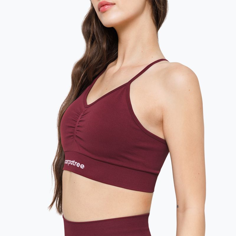 Edzőmelltartó Carpatree Allure Seamless burgundy 4
