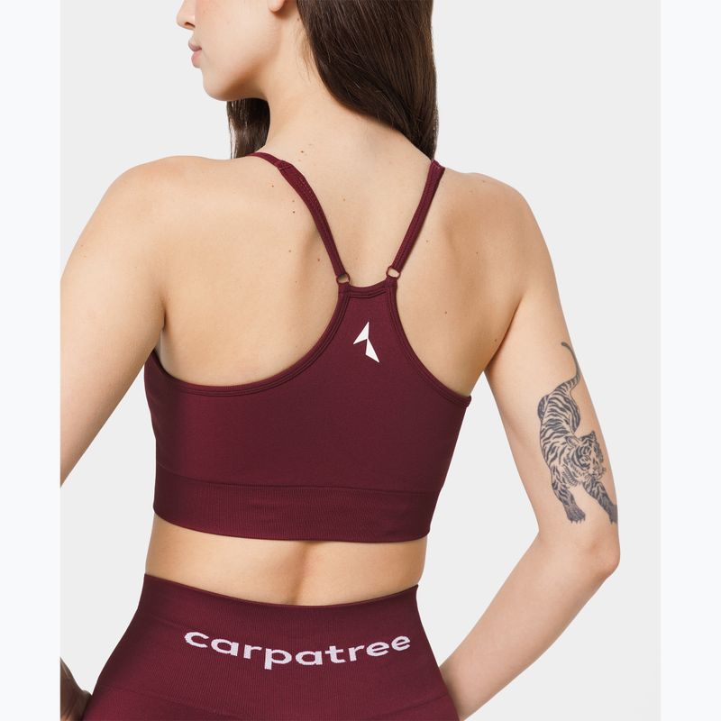 Edzőmelltartó Carpatree Allure Seamless burgundy 5