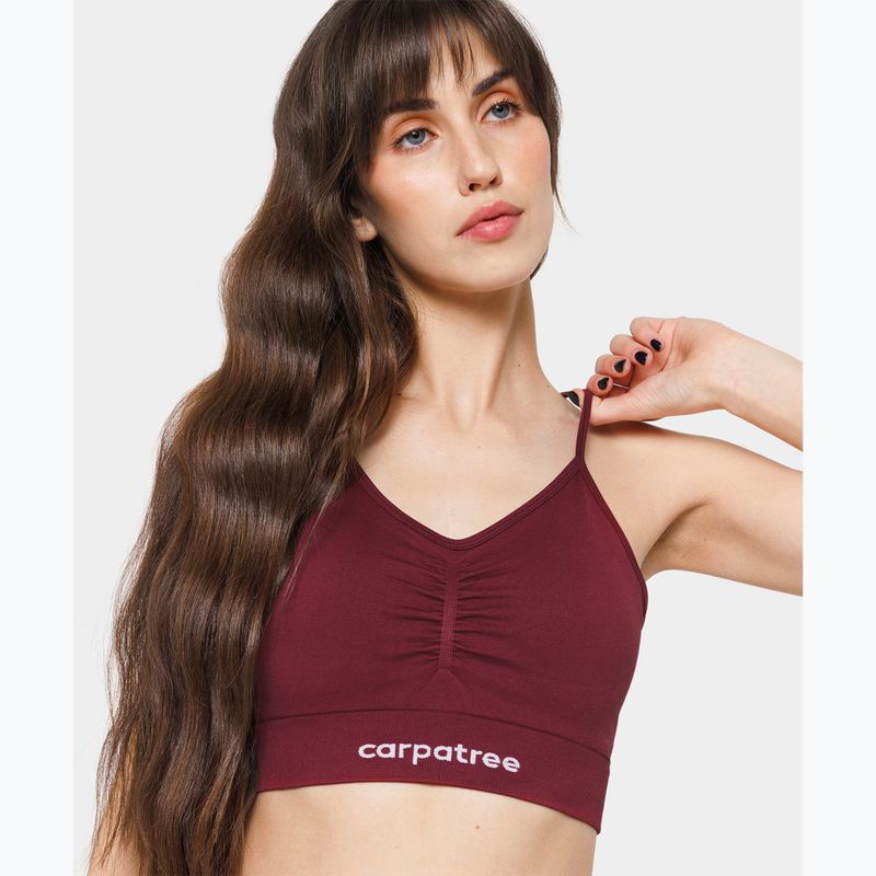 Edzőmelltartó Carpatree Allure Seamless burgundy 6