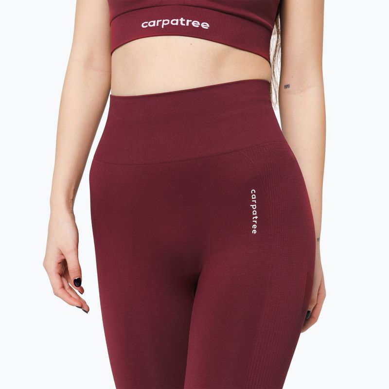 Női edző leggings Carpatree Allure Seamless burgundy 3