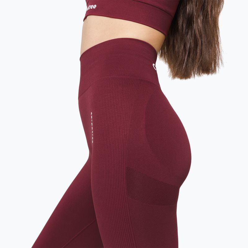 Női edző leggings Carpatree Allure Seamless burgundy 4