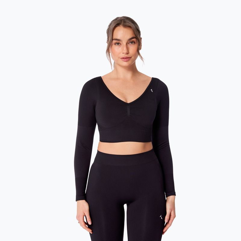Női edző hosszú ujjú felső Carpatree Eris Seamless orchid black