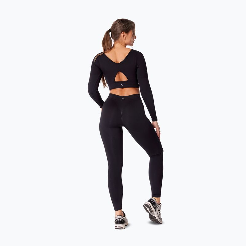 Női edző hosszú ujjú felső Carpatree Eris Seamless orchid black 4