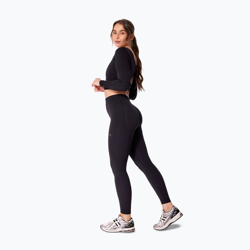 Női edző hosszú ujjú felső Carpatree Eris Seamless orchid black 5