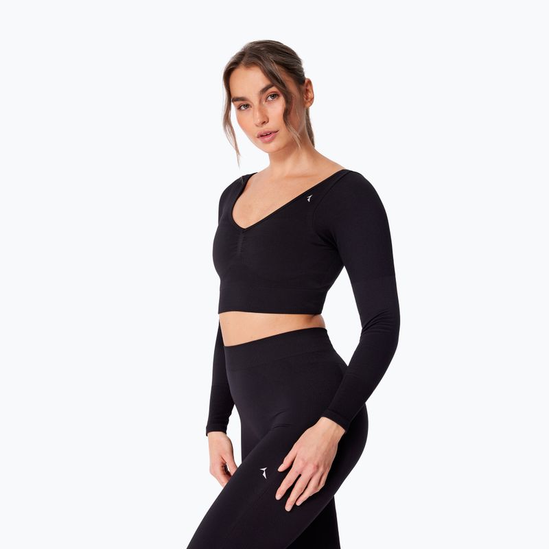Női edző hosszú ujjú felső Carpatree Eris Seamless orchid black 6