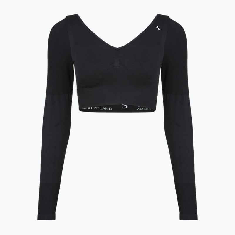 Női edző hosszú ujjú felső Carpatree Eris Seamless orchid black