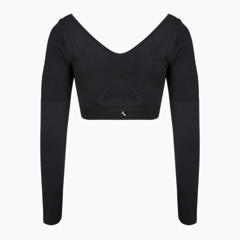 Női edző hosszú ujjú felső Carpatree Eris Seamless orchid black 2