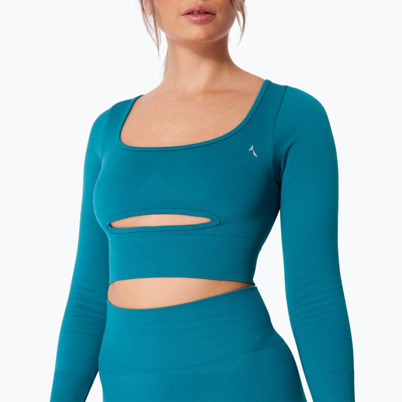 Női edző hosszú ujjú felső Carpatree Dopamine Buzz Seamless petrol green 5