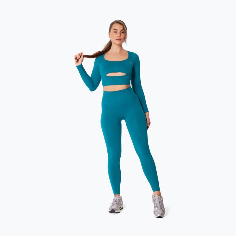 Női edző leggings Carpatree Dopamine Buzz Seamless petrol green 2