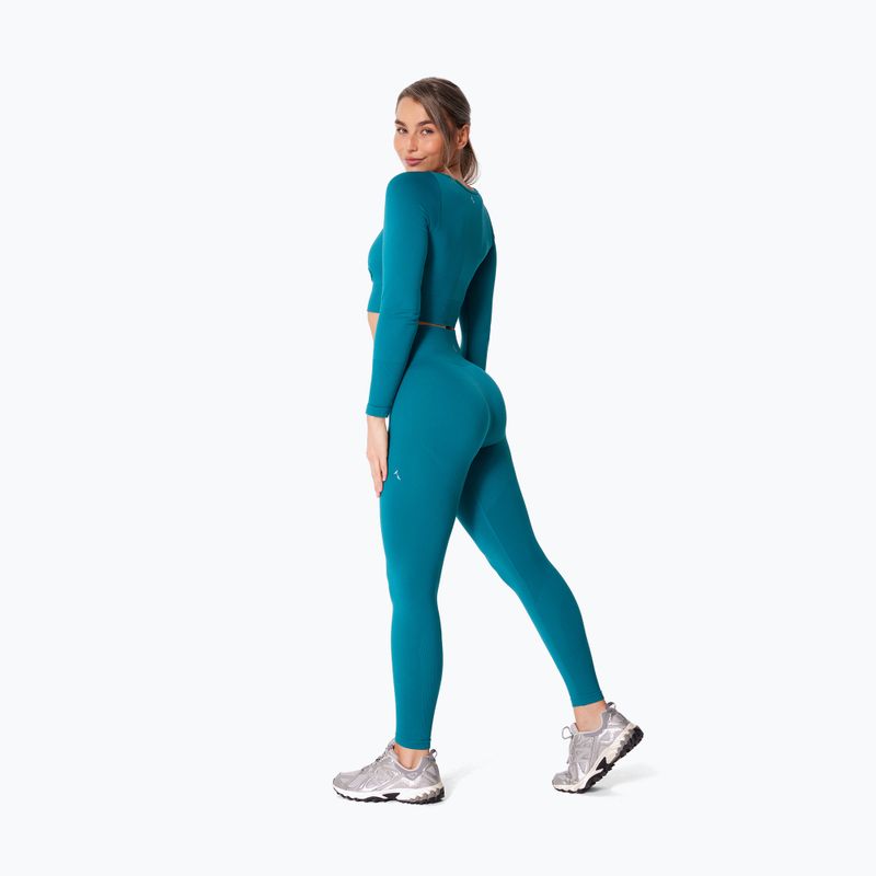 Női edző leggings Carpatree Dopamine Buzz Seamless petrol green 3