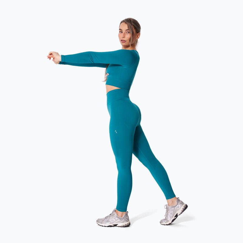 Női edző leggings Carpatree Dopamine Buzz Seamless petrol green 4