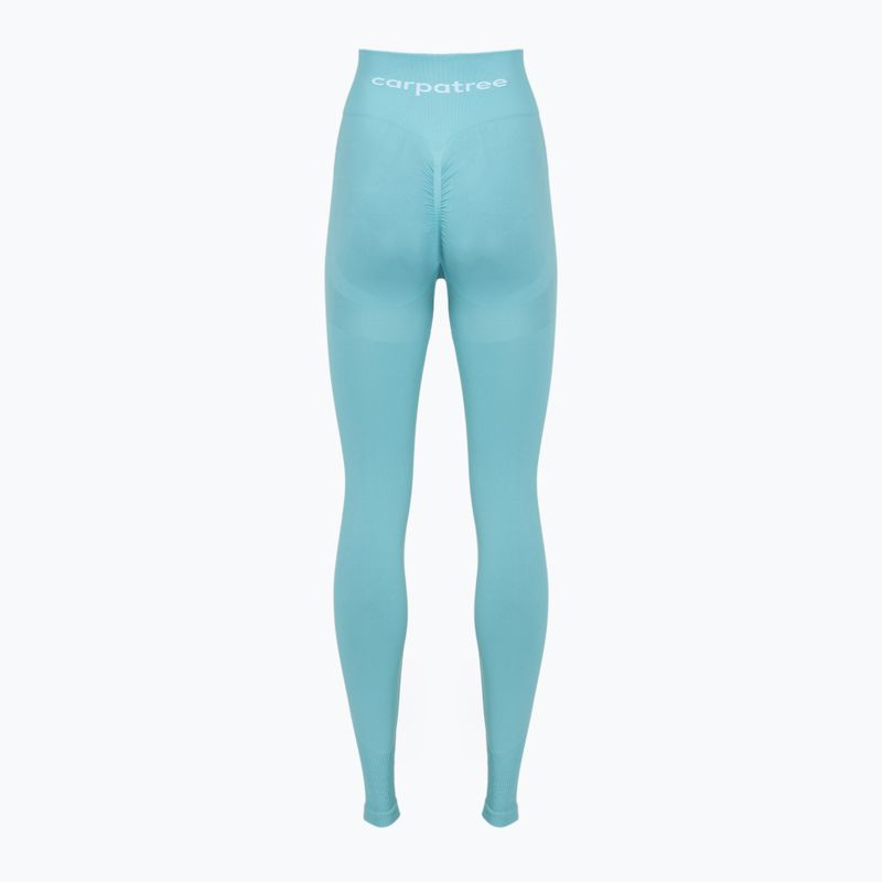Női edző leggings Carpatree Allure Seamless milky blue 8