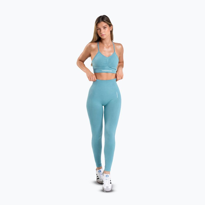 Edzőmelltartó Carpatree Allure Seamless milky blue 2