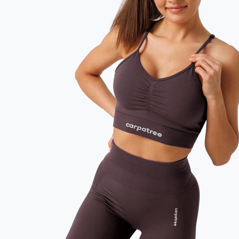 Női edző leggings Carpatree Allure Seamless berry brown 6