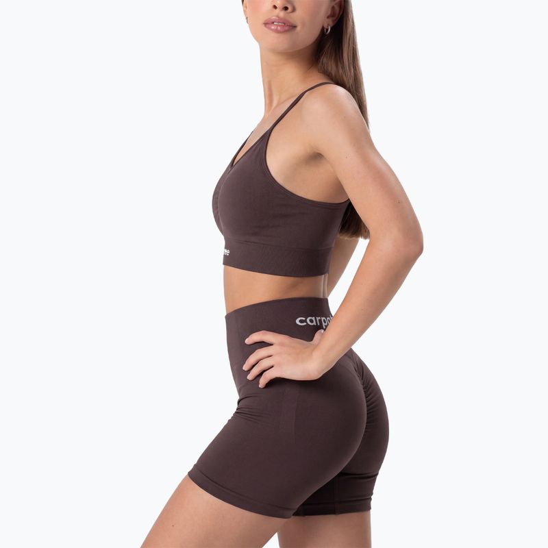 Edzőmelltartó Carpatree Allure Seamless berry brown 6