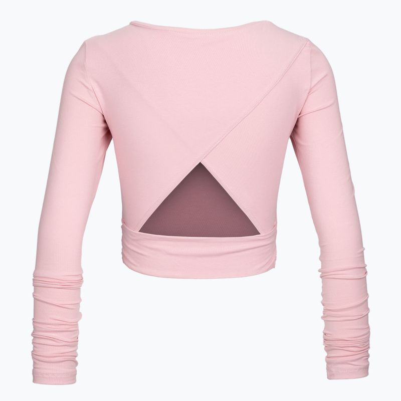 Moonholi Total Eclipse Yoga Wrap Top Nude rózsaszín SKU-205-xss 2