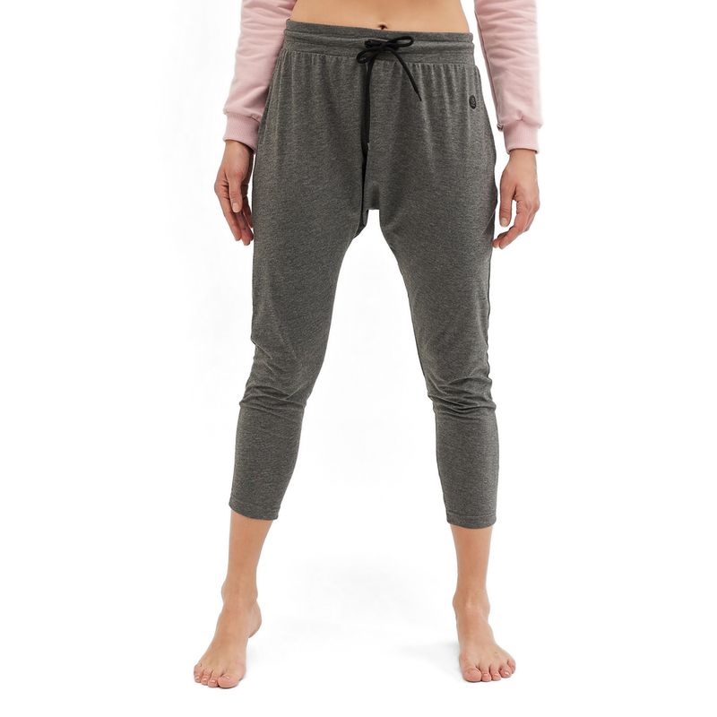 Női jóganadrág Moonholi Cosmic Cosmic Cropped Track Pants szürke SKU-220-xss