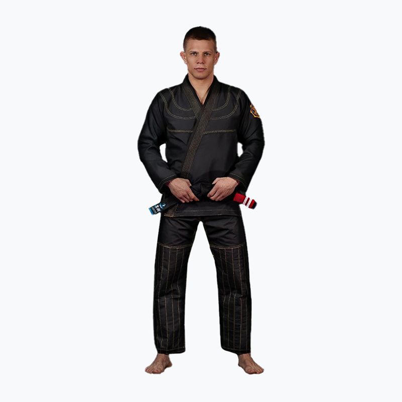 Brazilian Jiu-Jitsu GI férfiaknak Ground Game Champion 2.0 fekete GICHNEWBLAA1