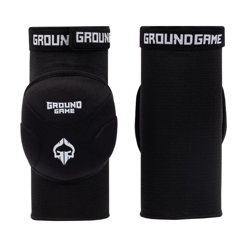 BJJ térdvédők GroundGame fekete BJJKNEEPADS