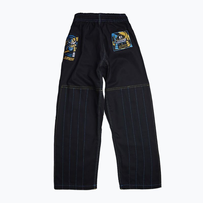 GI to BJJ gyerekeknek Ground Game Junior 3.0 fekete GIJUN3BLA00 2