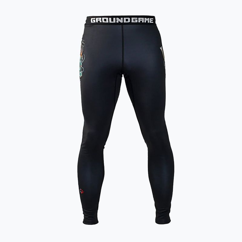 Férfi leggings Ground Game Bushido 3.0 fekete