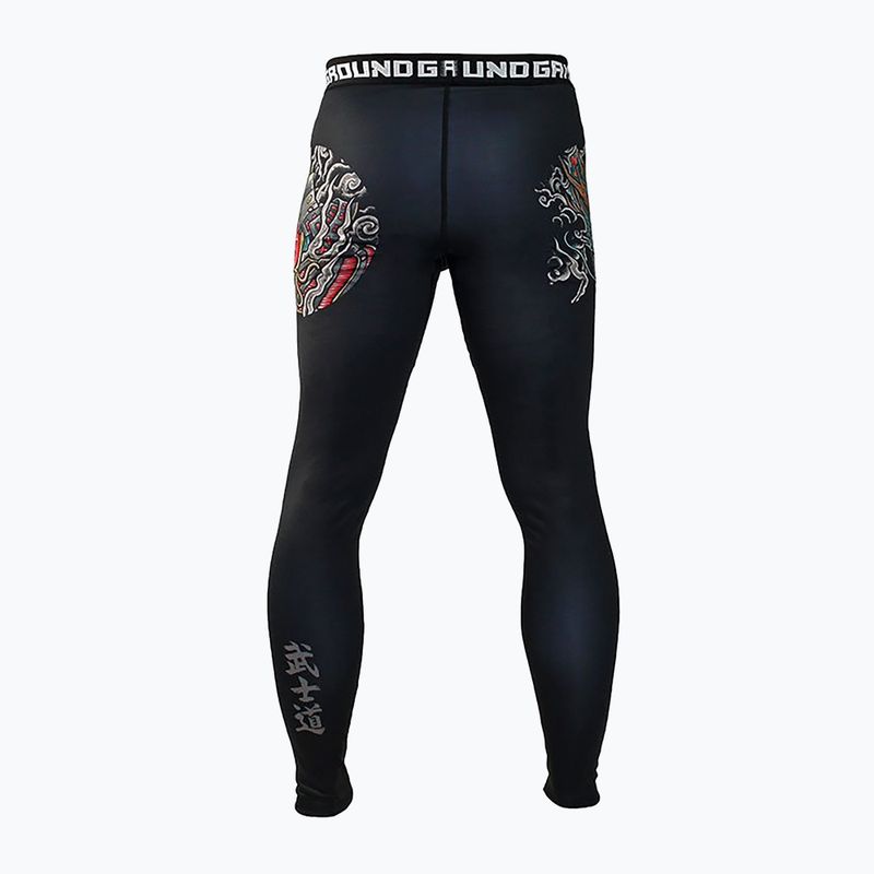 Férfi leggings Ground Game Bushido 3.0 fekete 4