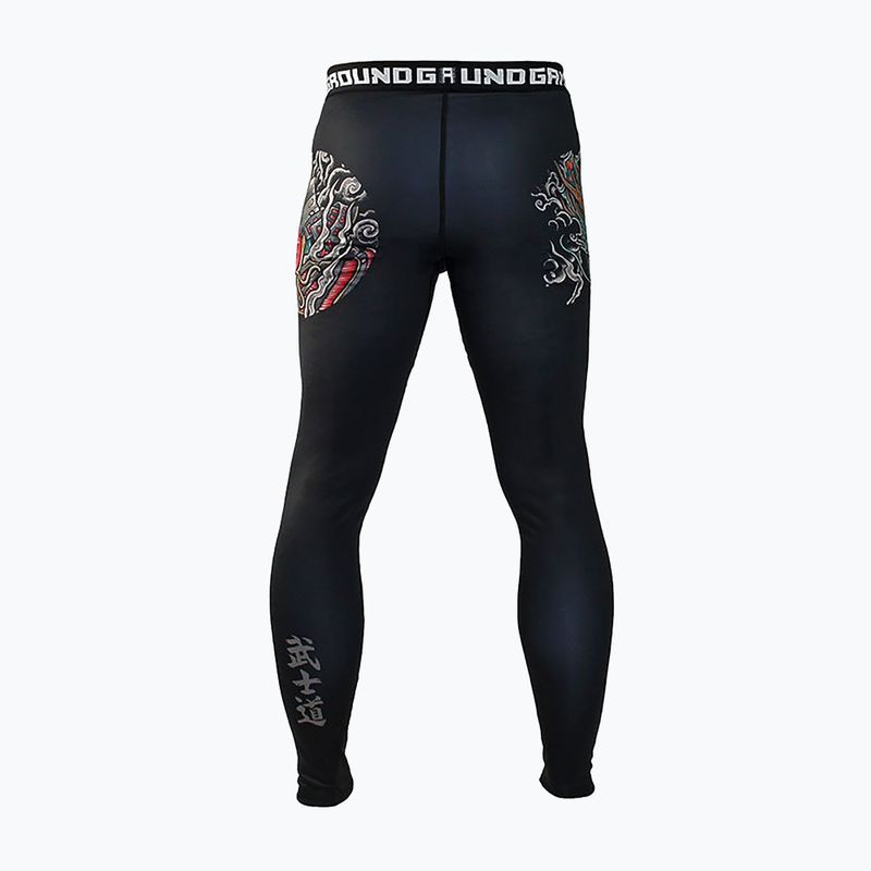 Férfi leggings Ground Game Bushido 3.0 fekete 5