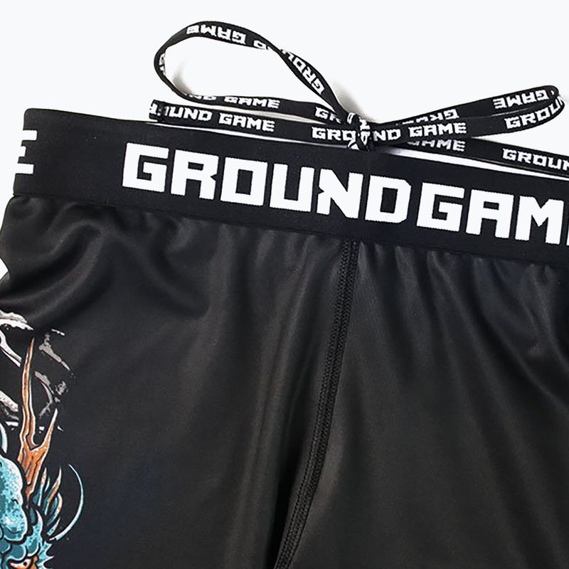 Férfi leggings Ground Game Bushido 3.0 fekete 8