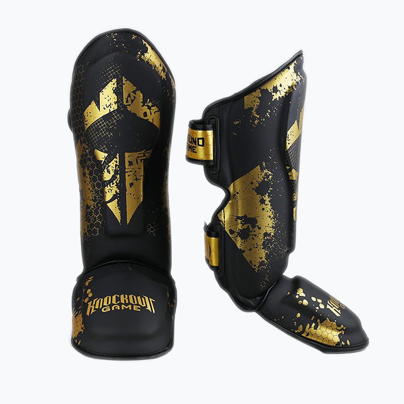 Ground Game Cage Gold Sípcsontvédő fekete SHINGUCGOLDS