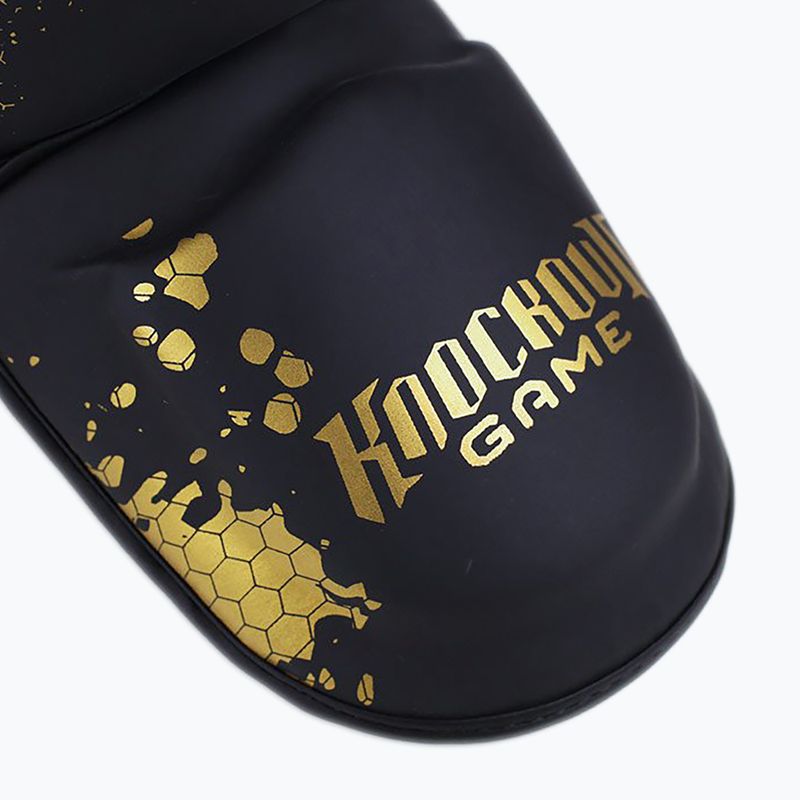 Ground Game Cage Gold Sípcsontvédő fekete SHINGUCGOLDS 5