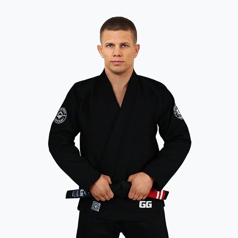 GI for Brazilian Jiu-Jitsu férfi Ground Game Gamer fekete GIGAMERBLAA4