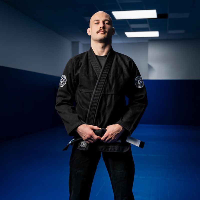 GI for Brazilian Jiu-Jitsu férfi Ground Game Gamer fekete GIGAMERBLAA4 4