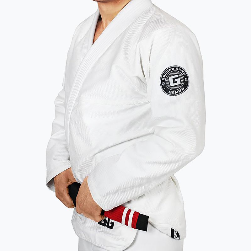 Brazil Jiu-Jitsu GI férfiaknak Ground Game Gamer fehér GIGAMERWHA1 2