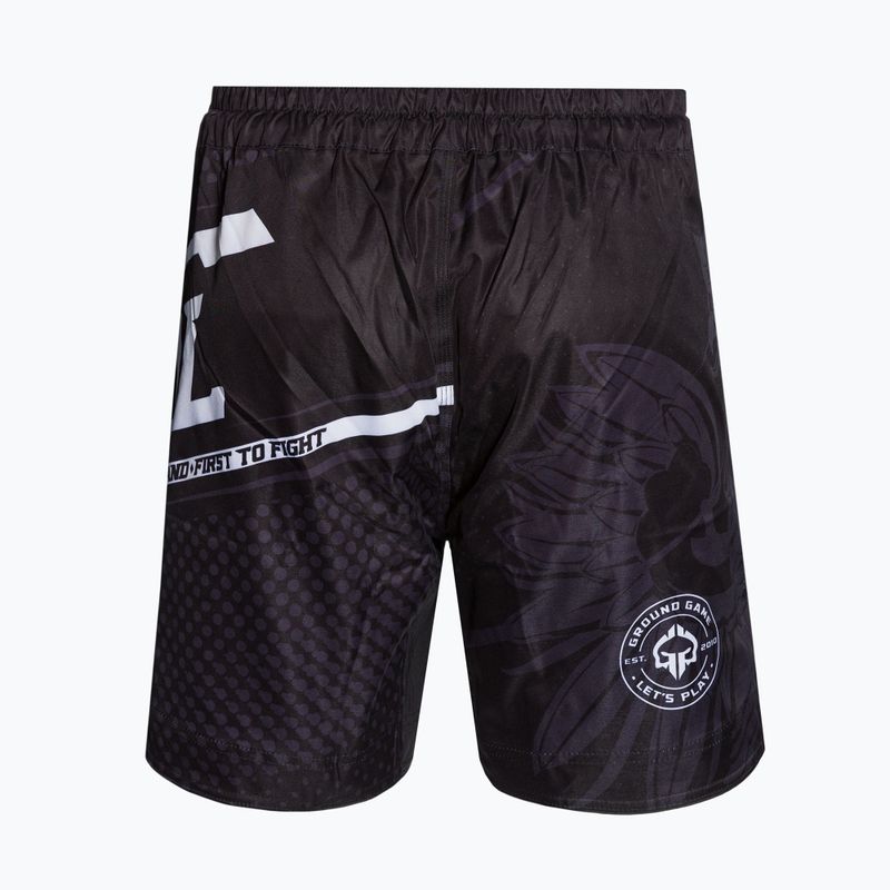 Férfi edzőnadrág Ground Game MMA Lengyelország fekete MMASHOPOLS 2