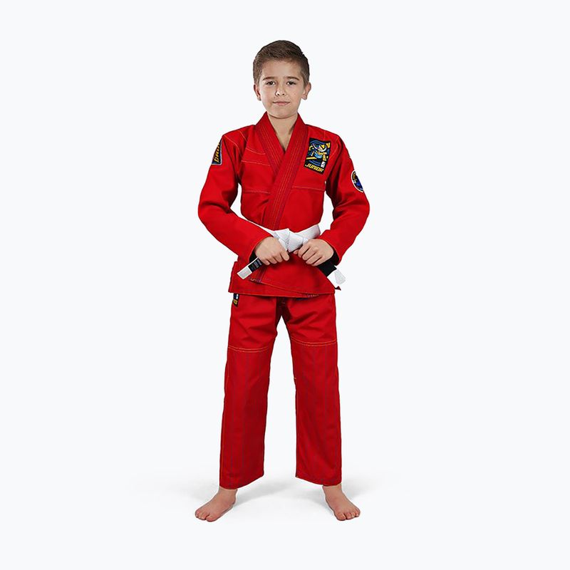 GI to BJJ gyerekeknek Ground Game Junior 3.0 piros GIJUN3RED02