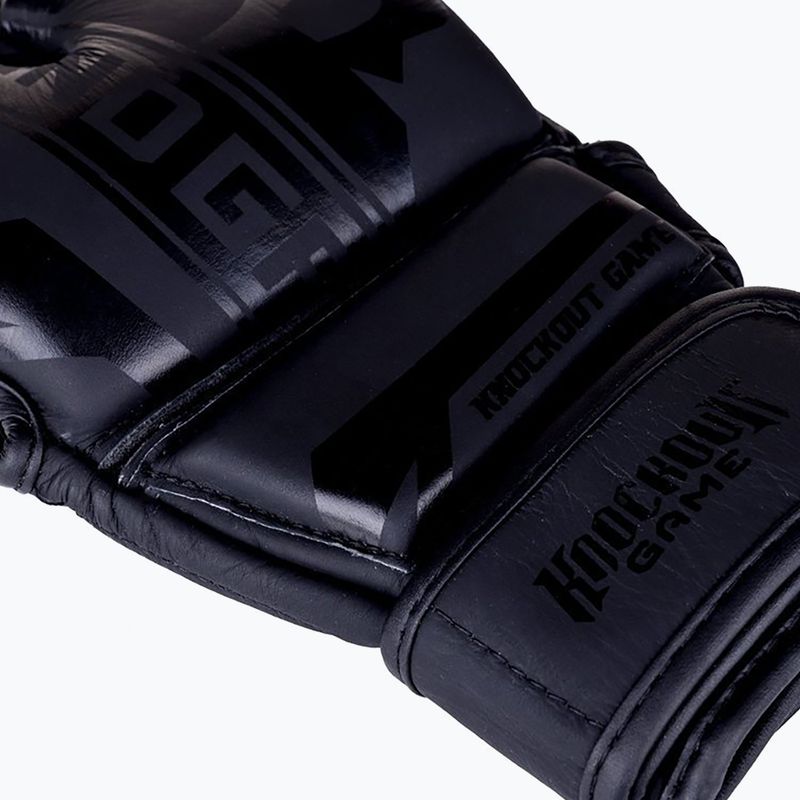 MMA kesztyű Ground Game MMA Stripe Black fekete 6