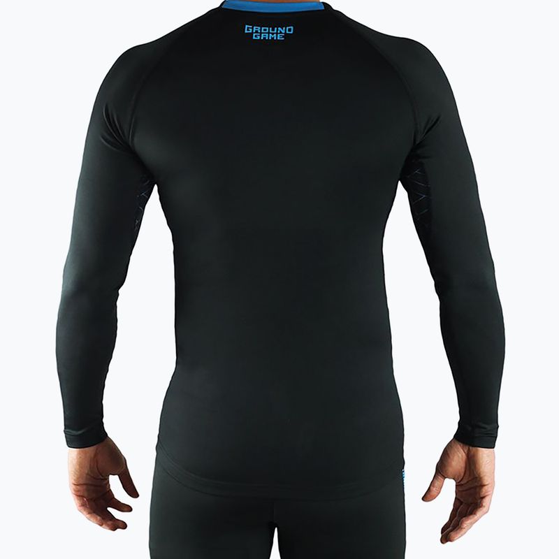 Férfi Rashguard Ground Game Athletic 3.0 hosszú ujjú fekete RASHATH3LSS RASHATH3LSS 3