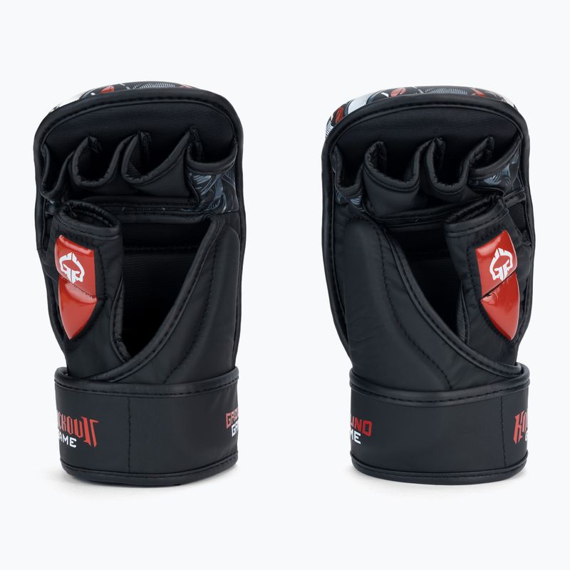 GroundGame MMA sparring kesztyű Samurai  fekete 21MMASPARGLOSA 2