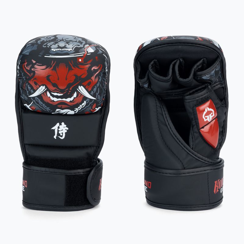 GroundGame MMA sparring kesztyű Samurai  fekete 21MMASPARGLOSA 3